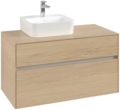 Bild von VILLEROY BOCH Collaro Waschbeckenunterschrank, 2 Auszüge, 1000 x 548 x 500 mm, Nordic Oak / Nordic Oak #C09500VJ