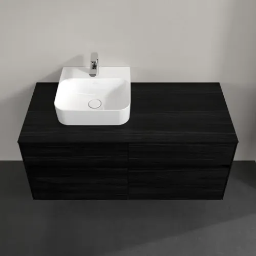 Bild von VILLEROY BOCH Collaro Waschbeckenunterschrank, 4 Auszüge, 1200 x 548 x 500 mm, Black Oak / Black Oak #C09800AB