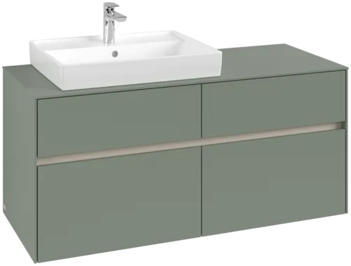 Bild von VILLEROY BOCH Collaro Waschbeckenunterschrank, 4 Auszüge, 1200 x 548 x 500 mm, Soft Green / Soft Green #C08200AF