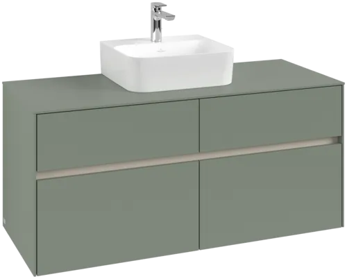 Bild von VILLEROY BOCH Collaro Waschbeckenunterschrank, 4 Auszüge, 1200 x 548 x 500 mm, Soft Green / Soft Green #C09700AF