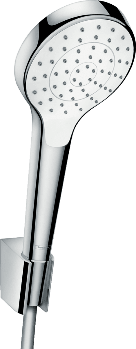 Bild von HANSGROHE Croma Select S Brausehalterset 110 1jet mit Brauseschlauch 160 cm #26410400 - Weiß/Chrom