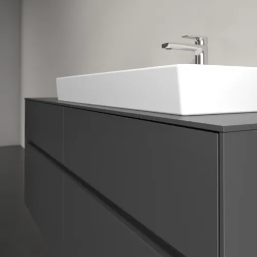 Bild von VILLEROY BOCH Collaro Waschbeckenunterschrank, 4 Auszüge, 1400 x 548 x 500 mm, Graphite / Graphite #C09000VR