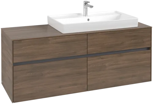Obrázek VILLEROY BOCH Toaletní skříňka Collaro, 4 výsuvy, 1400 x 548 x 500 mm, Arizona Oak / Arizona Oak #C09000VH