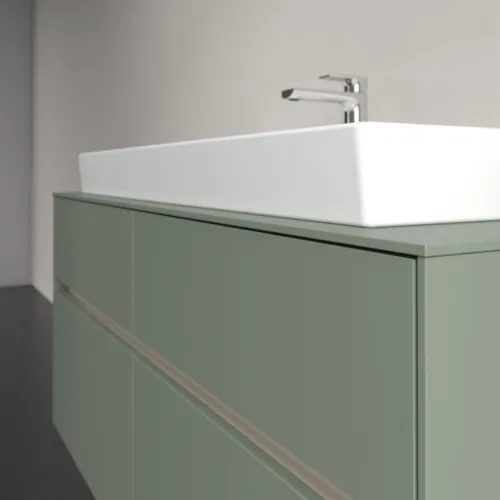 Obrázek VILLEROY BOCH Toaletní skříňka Collaro, s osvětlením, 4 výsuvy, 1200 x 548 x 500 mm, Soft Green / Soft Green #C091B0AF