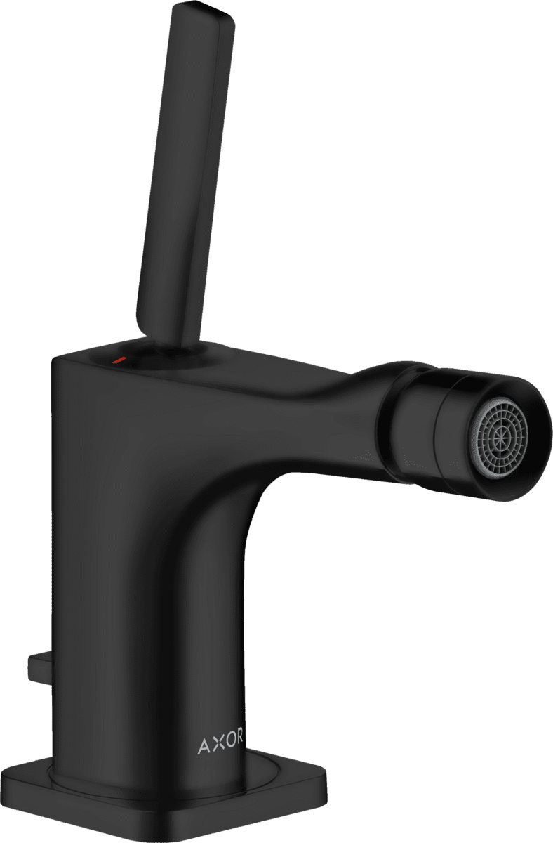 Bild von HANSGROHE AXOR Citterio E Einhebel-Bidetmischer mit Pingriff und Zugstangen-Ablaufgarnitur #36120670 - Mattschwarz