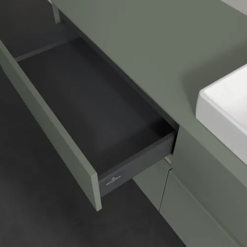 Bild von VILLEROY BOCH Collaro Waschbeckenunterschrank, 4 Auszüge, 1400 x 548 x 500 mm, Soft Green / Soft Green #C08600AF