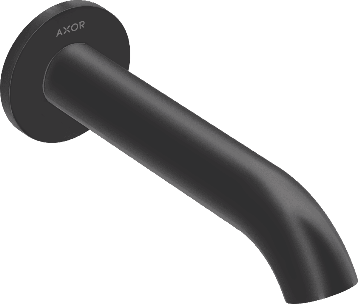 Picture of HANSGROHE AXOR Uno Bath spout curved #38411670 - Matt Black