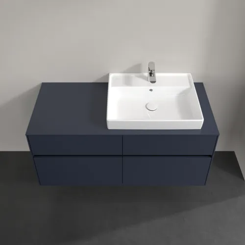 Bild von VILLEROY BOCH Collaro Waschbeckenunterschrank, 4 Auszüge, 1200 x 548 x 500 mm, Marine Blue / Marine Blue #C08300VQ