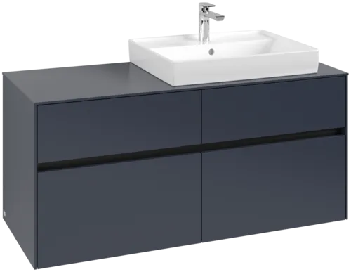 Bild von VILLEROY BOCH Collaro Waschbeckenunterschrank, 4 Auszüge, 1200 x 548 x 500 mm, Marine Blue / Marine Blue #C08300VQ