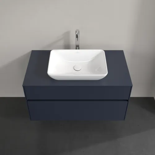 Bild von VILLEROY BOCH Collaro Waschbeckenunterschrank, mit Beleuchtung, 2 Auszüge, 1000 x 548 x 500 mm, Marine Blue / Marine Blue #C109B0VQ
