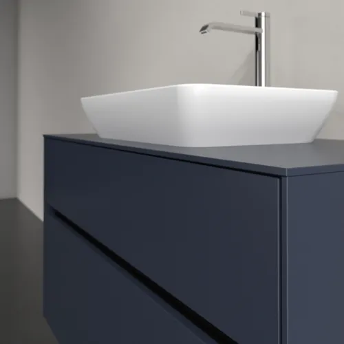 Bild von VILLEROY BOCH Collaro Waschbeckenunterschrank, mit Beleuchtung, 2 Auszüge, 1000 x 548 x 500 mm, Marine Blue / Marine Blue #C109B0VQ