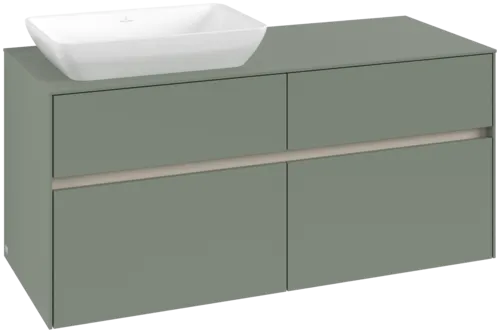 Bild von VILLEROY BOCH Collaro Waschbeckenunterschrank, 4 Auszüge, 1200 x 548 x 500 mm, Soft Green / Soft Green #C11300AF