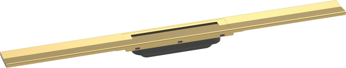 Bild von HANSGROHE RainDrain Flex Fertigset Duschrinne 800 kürzbar #56044990 - Polished Gold Optic