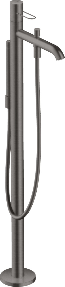 Bild von HANSGROHE AXOR Uno Einhebel-Wannenmischer bodenstehend mit Bügelgriff #38442340 - Brushed Black Chrome