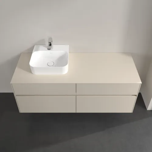 Bild von VILLEROY BOCH Collaro Waschbeckenunterschrank, 4 Auszüge, 1400 x 548 x 500 mm, Cashmere Grey / Cashmere Grey #C10100VN