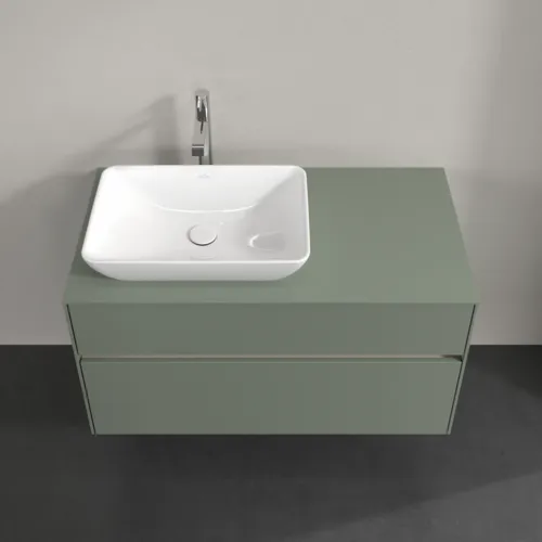 Bild von VILLEROY BOCH Collaro Waschbeckenunterschrank, 2 Auszüge, 1000 x 548 x 500 mm, Soft Green / Soft Green #C11000AF