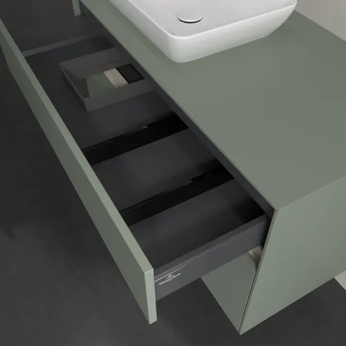 Bild von VILLEROY BOCH Collaro Waschbeckenunterschrank, 2 Auszüge, 1000 x 548 x 500 mm, Soft Green / Soft Green #C11000AF