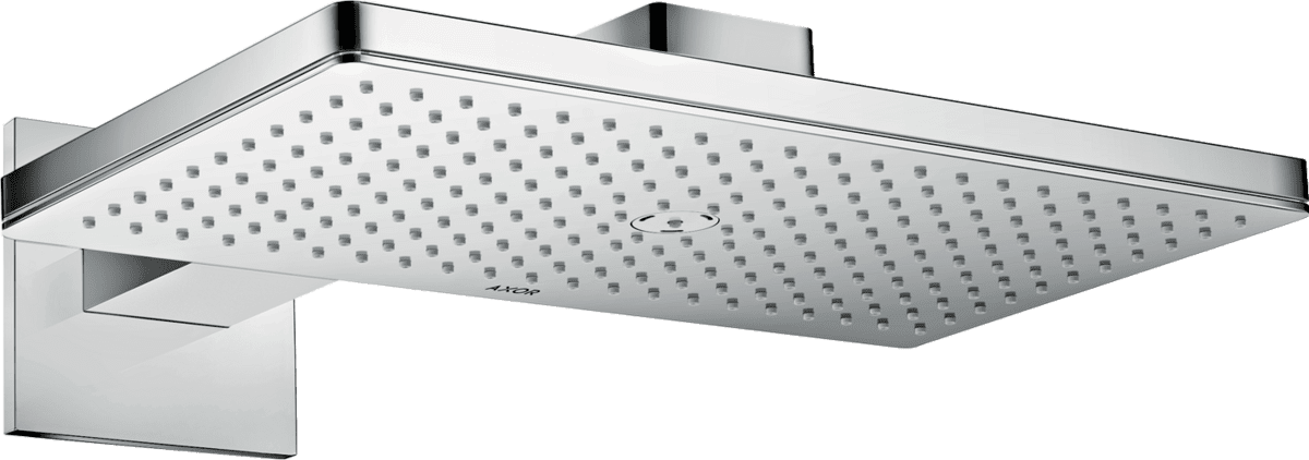 Picture of HANSGROHE AXOR ShowerSolutions Overhead shower 460/300 1jet with shower arm and square escutcheon #35278000 - Chrome