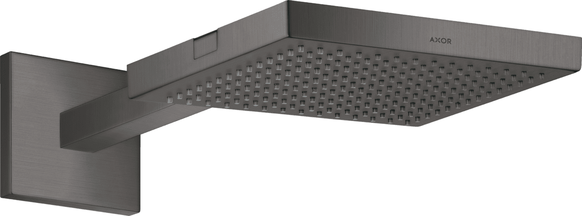 Obrázek HANSGROHE AXOR ShowerSolutions Horní sprcha 240/240 1jet se sprchovým ramenem #10925340 - kartáčovaný černý chrom
