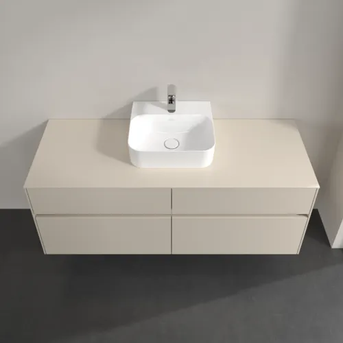 Bild von VILLEROY BOCH Collaro Waschbeckenunterschrank, 4 Auszüge, 1400 x 548 x 500 mm, Cashmere Grey / Cashmere Grey #C10000VN