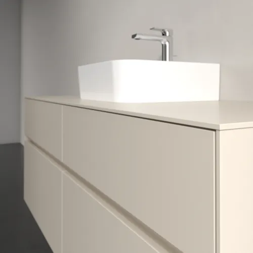 Bild von VILLEROY BOCH Collaro Waschbeckenunterschrank, 4 Auszüge, 1400 x 548 x 500 mm, Cashmere Grey / Cashmere Grey #C10000VN