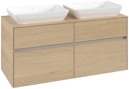 Obrázek VILLEROY BOCH Toaletní skříňka Collaro, 4 výsuvy, 1200 x 548 x 500 mm, severský dub / severský dub #C11500VJ