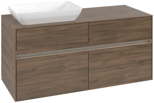 Bild von VILLEROY BOCH Collaro Waschbeckenunterschrank, mit Beleuchtung, 4 Auszüge, 1200 x 548 x 500 mm, Arizona Oak / Arizona Oak #C113B0VH