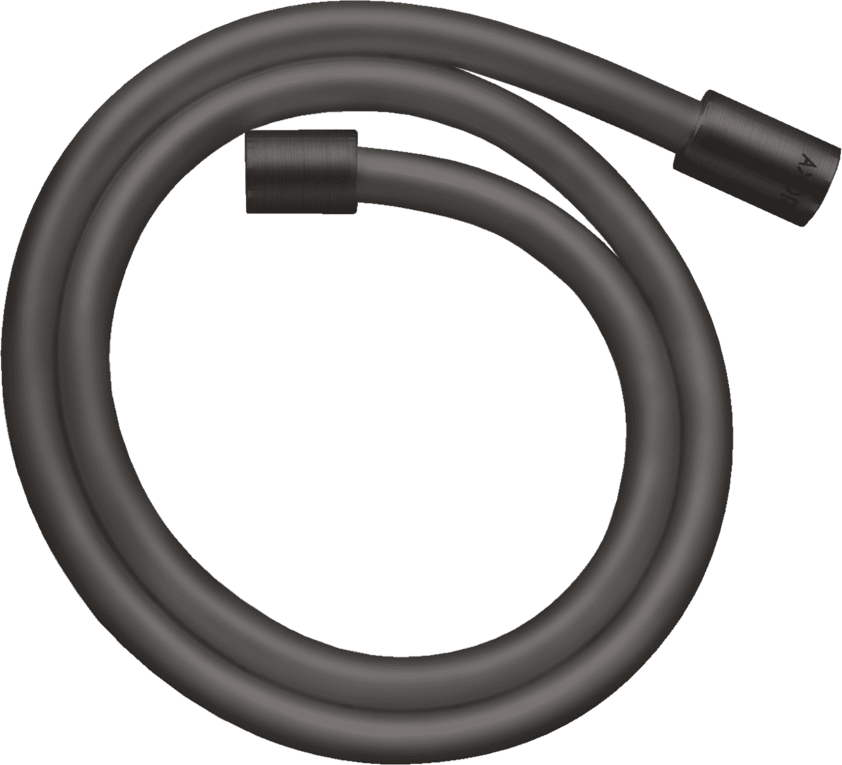 Bild von HANSGROHE AXOR Starck Metalleffekt Brauseschlauch 2,00 m mit zylindrischen Muttern #28284340 - Brushed Black Chrome