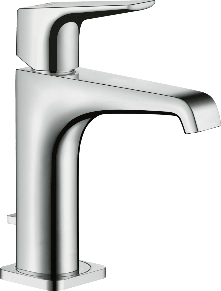 Bild von HANSGROHE AXOR Citterio E Einhebel-Waschtischmischer 130 mit Hebelgriff und Zugstangen-Ablaufgarnitur #36110000 - Chrom