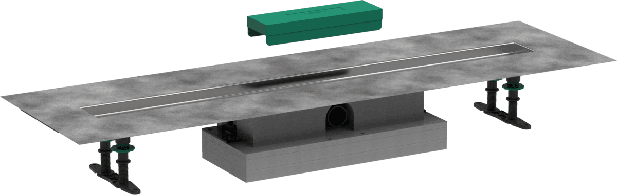 Bild von HANSGROHE uBox universal Komplettset für flache Installation 900 für Duschrinnen Fertigsets #56019180