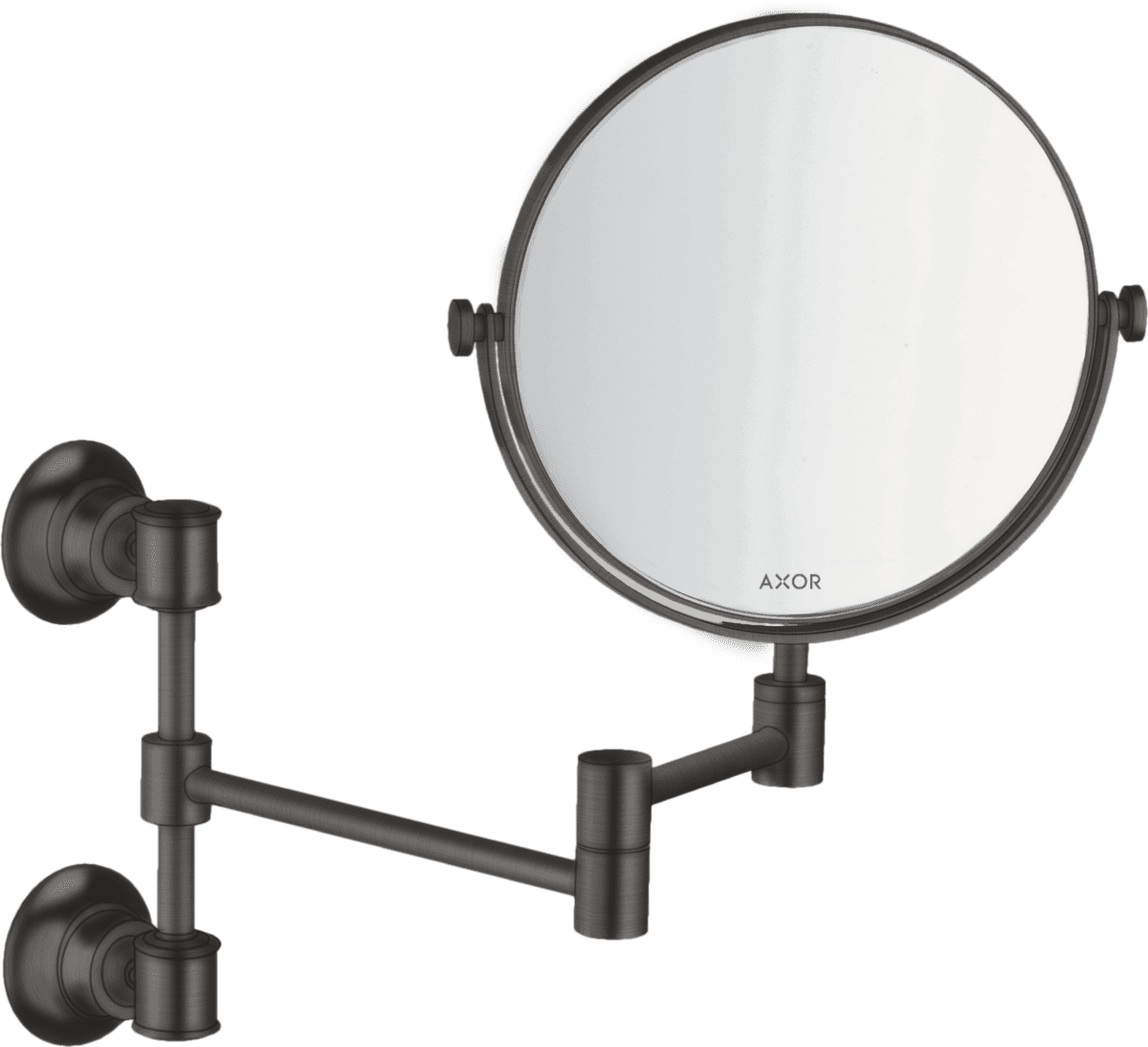 Bild von HANSGROHE AXOR Montreux Rasierspiegel #42090340 - Brushed Black Chrome