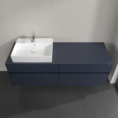 Bild von VILLEROY BOCH Collaro Waschbeckenunterschrank, 4 Auszüge, 1600 x 548 x 500 mm, Marine Blue / Marine Blue #C13500VQ