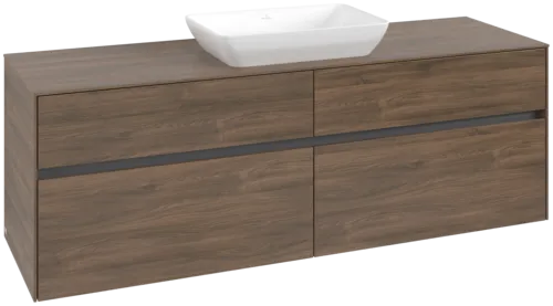 Bild von VILLEROY BOCH Collaro Waschbeckenunterschrank, 4 Auszüge, 1600 x 548 x 500 mm, Arizona Oak / Arizona Oak #C12000VH