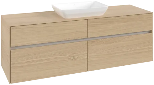 Bild von VILLEROY BOCH Collaro Waschbeckenunterschrank, 4 Auszüge, 1600 x 548 x 500 mm, Nordic Oak / Nordic Oak #C12000VJ