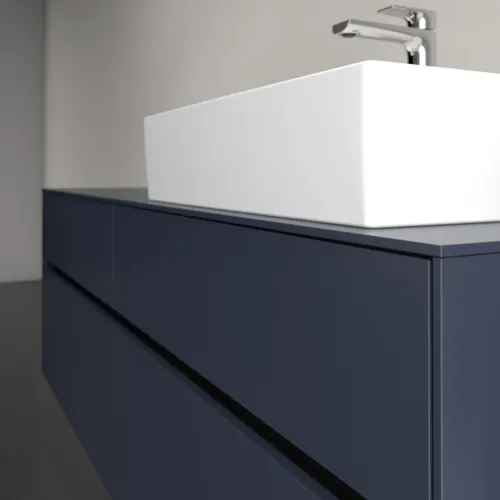 Bild von VILLEROY BOCH Collaro Waschbeckenunterschrank, 4 Auszüge, 1600 x 548 x 500 mm, Marine Blue / Marine Blue #C13600VQ