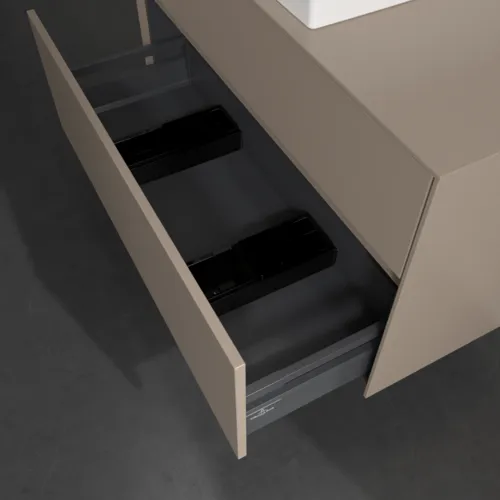Bild von VILLEROY BOCH Collaro Waschbeckenunterschrank, 2 Auszüge, 1000 x 548 x 500 mm, Taupe / Taupe #C12600VM