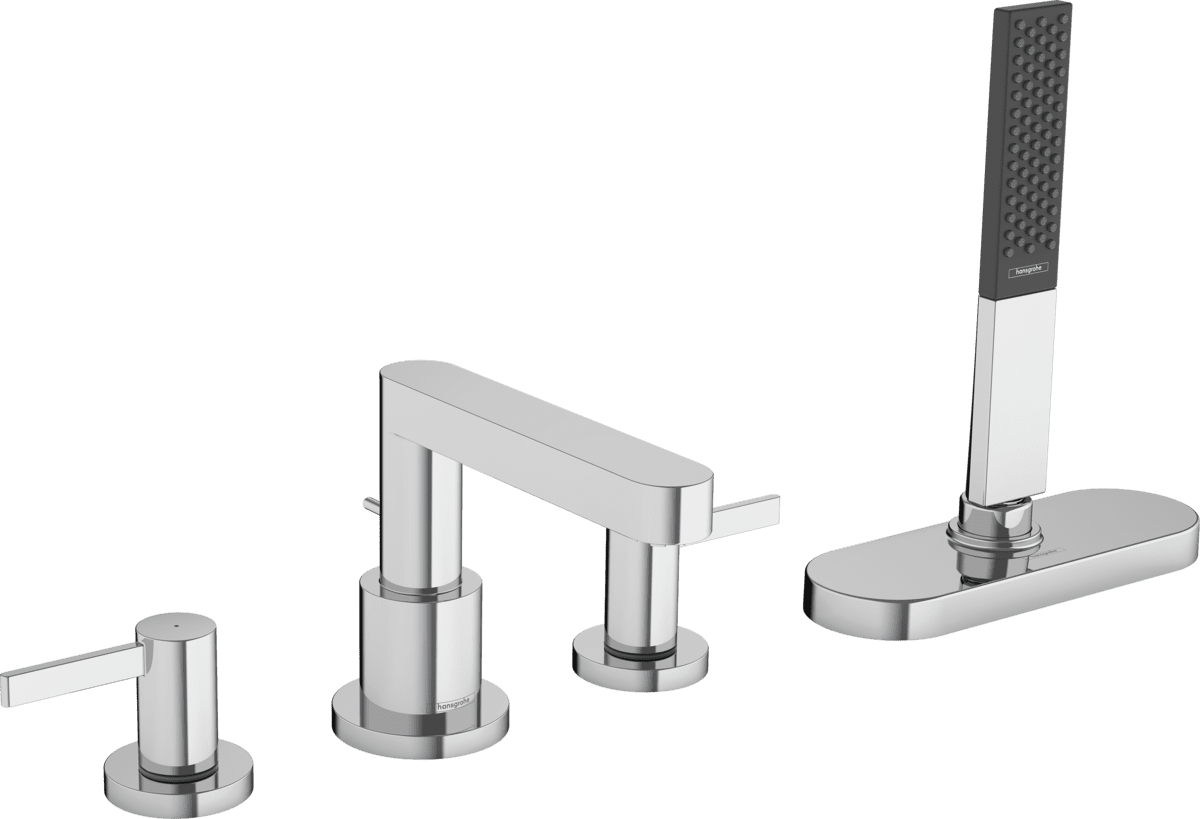 Bild von HANSGROHE Finoris 4-Loch Wannenrandarmatur mit sBox #76444000 - Chrom