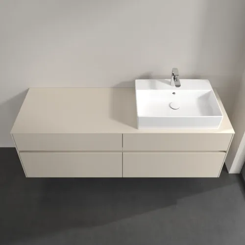 Bild von VILLEROY BOCH Collaro Waschbeckenunterschrank, 4 Auszüge, 1600 x 548 x 500 mm, Cashmere Grey / Cashmere Grey #C13600VN