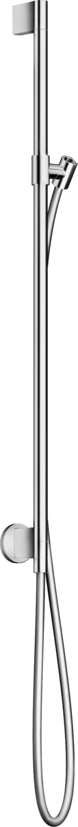 Bild von HANSGROHE AXOR One Brausestange 0,90 m mit Wandanschluss und Brauseschlauch 1,60 m #48792000 - Chrom