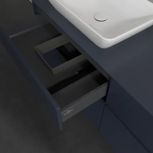 Bild von VILLEROY BOCH Collaro Waschbeckenunterschrank, 4 Auszüge, 1400 x 548 x 500 mm, Marine Blue / Marine Blue #C11700VQ