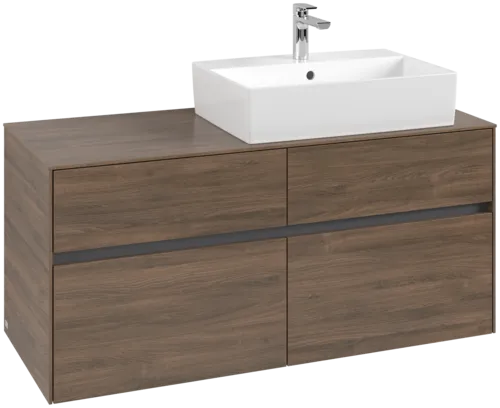 Bild von VILLEROY BOCH Collaro Waschbeckenunterschrank, 4 Auszüge, 1200 x 548 x 500 mm, Arizona Oak / Arizona Oak #C13000VH