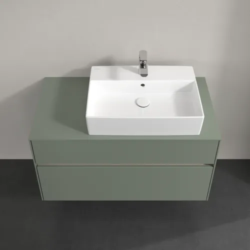 Bild von VILLEROY BOCH Collaro Waschbeckenunterschrank, 2 Auszüge, 1000 x 548 x 500 mm, Soft Green / Soft Green #C12700AF