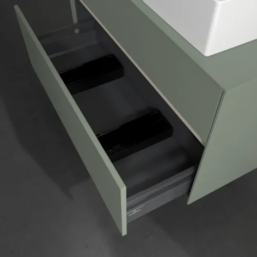Bild von VILLEROY BOCH Collaro Waschbeckenunterschrank, 2 Auszüge, 1000 x 548 x 500 mm, Soft Green / Soft Green #C12700AF
