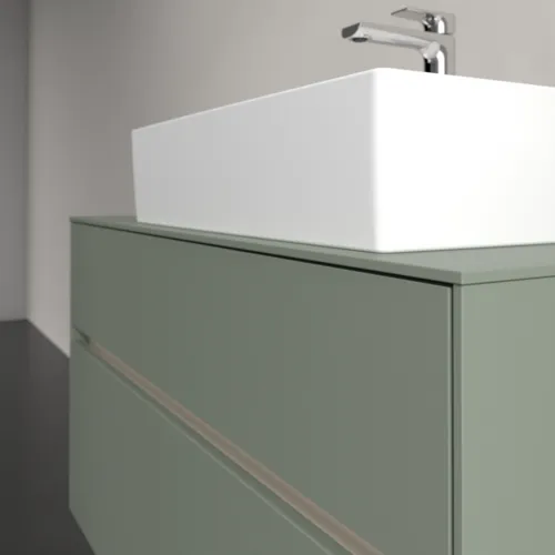 Bild von VILLEROY BOCH Collaro Waschbeckenunterschrank, 2 Auszüge, 1000 x 548 x 500 mm, Soft Green / Soft Green #C12700AF