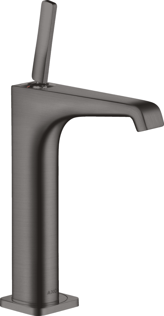 Bild von HANSGROHE AXOR Citterio E Einhebel-Waschtischmischer 190 mit Pingriff für Aufsatzwaschtische mit Ablaufgarnitur #36103340 - Brushed Black Chrome
