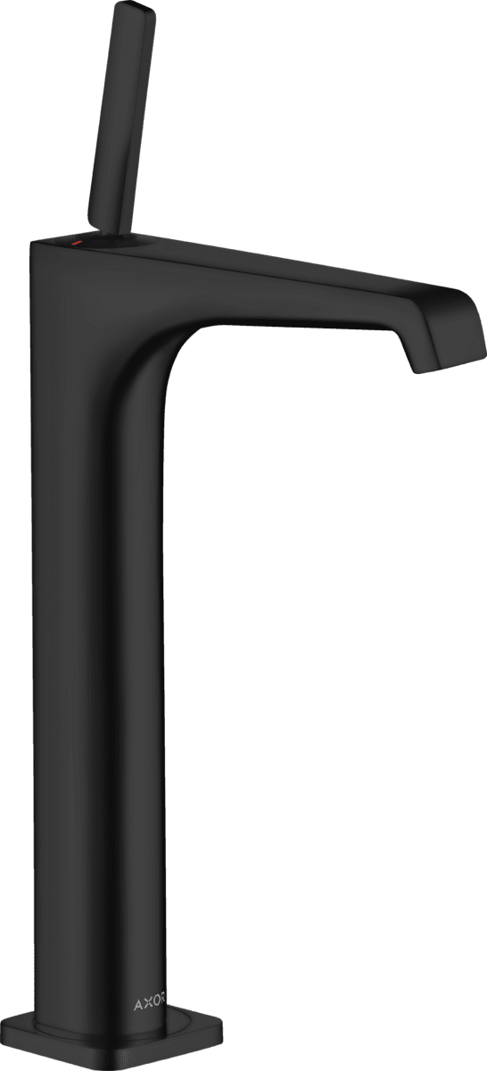 Bild von HANSGROHE AXOR Citterio E Einhebel-Waschtischmischer 250 mit Pingriff für Aufsatzwaschtische mit Ablaufgarnitur #36104670 - Mattschwarz