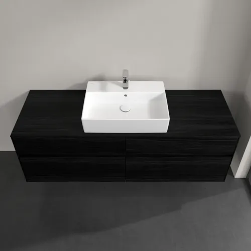 Bild von VILLEROY BOCH Collaro Waschbeckenunterschrank, 4 Auszüge, 1600 x 548 x 500 mm, Black Oak / Black Oak #C13400AB