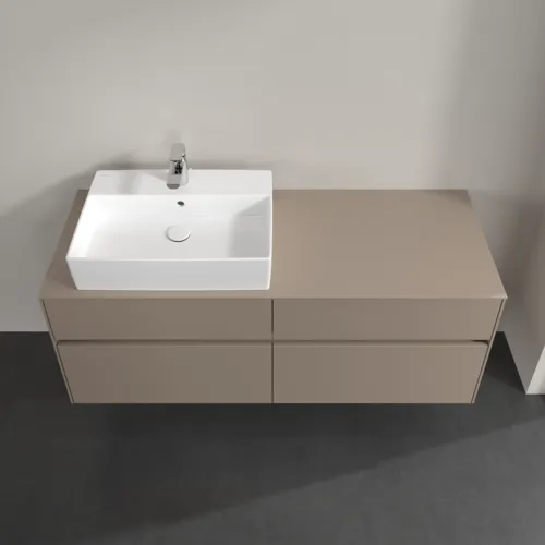 Obrázek VILLEROY BOCH Toaletní skříňka Collaro, 4 výsuvy, 1400 x 548 x 500 mm, taupe / taupe #C13200VM