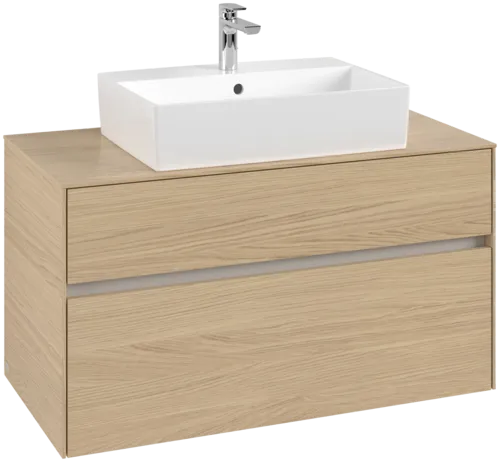 Bild von VILLEROY BOCH Collaro Waschbeckenunterschrank, 2 Auszüge, 1000 x 548 x 500 mm, Nordic Oak / Nordic Oak #C12500VJ
