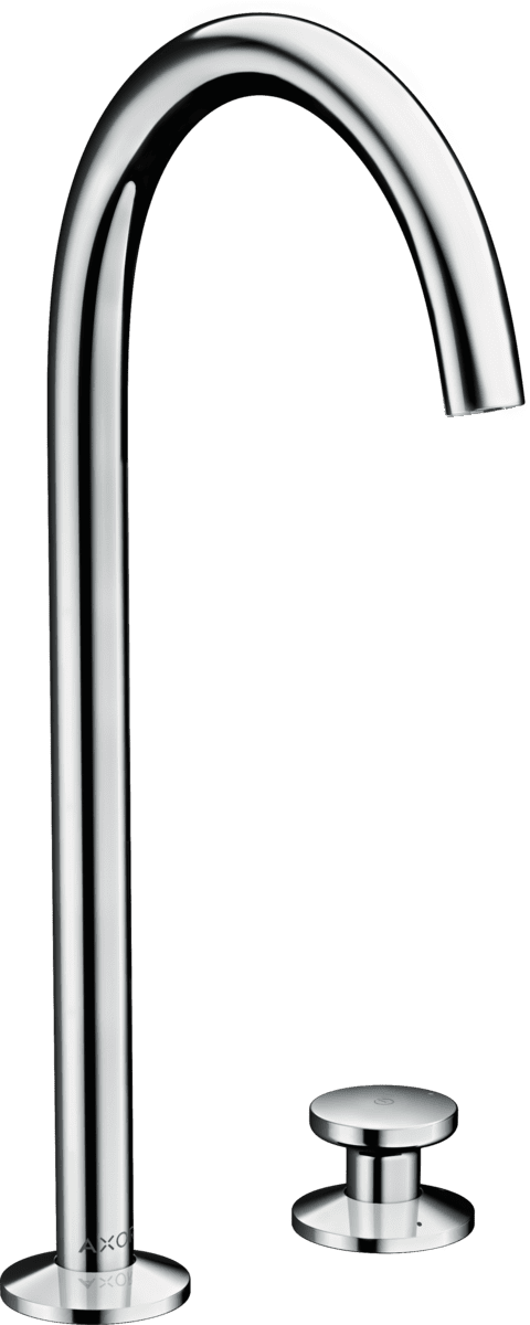 Bild von HANSGROHE AXOR One 2-Loch Waschtischmischer Select 260 mit Push-Open Ablaufgarnitur #48060000 - Chrom